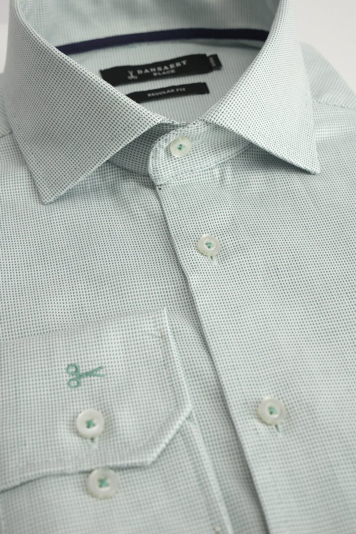 Photo produit 2 de Chemise vert à carreaux - Regular fit de Dansaert Black pour Hommes
