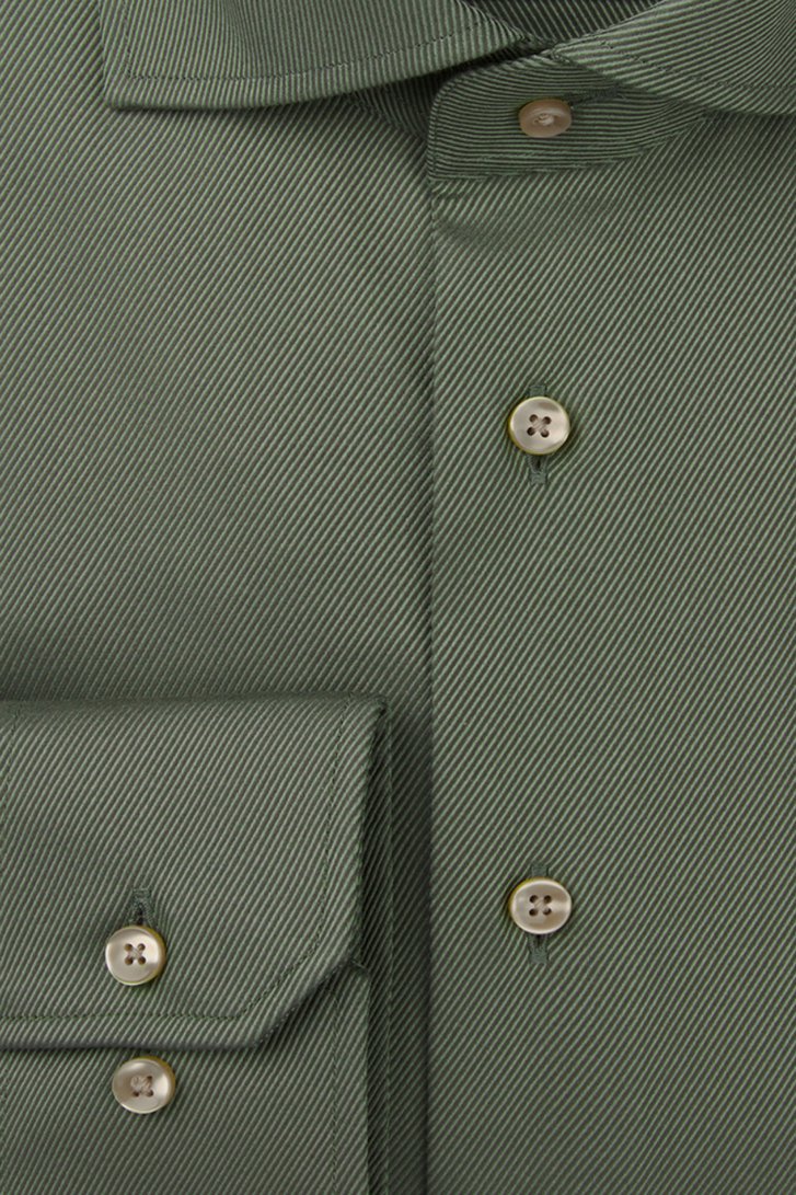 Photo produit 2 de Chemise vert olive – Slim fit  de Michaelis pour Hommes