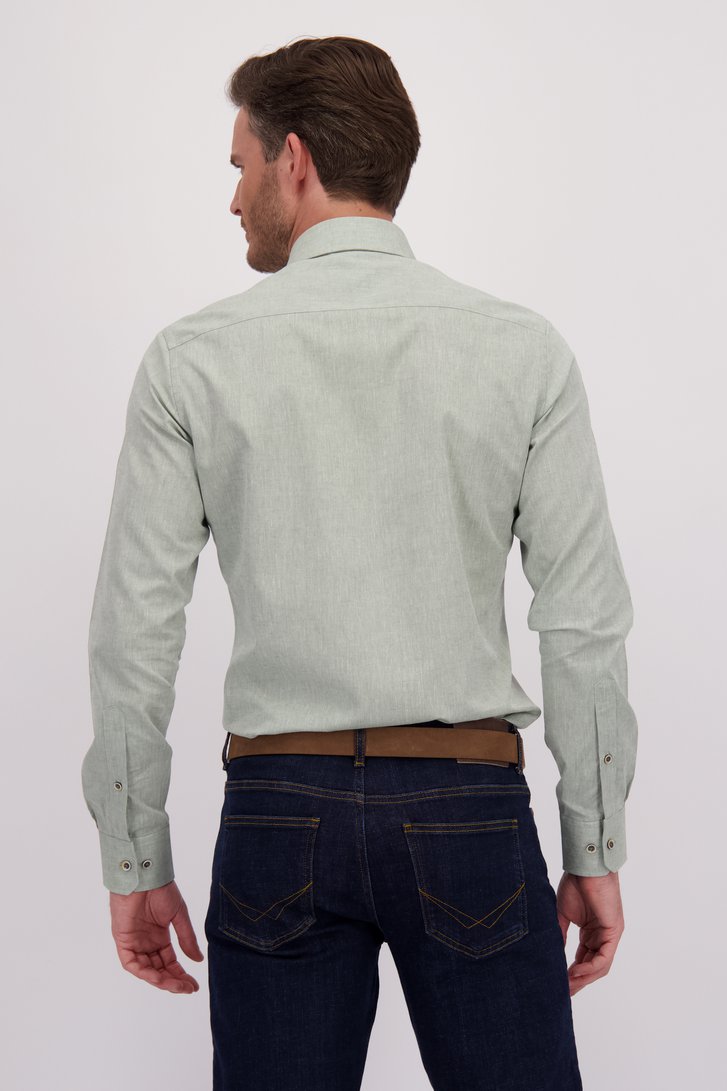 Chemise verte clair - Slim fit de Michaelis pour Hommes
