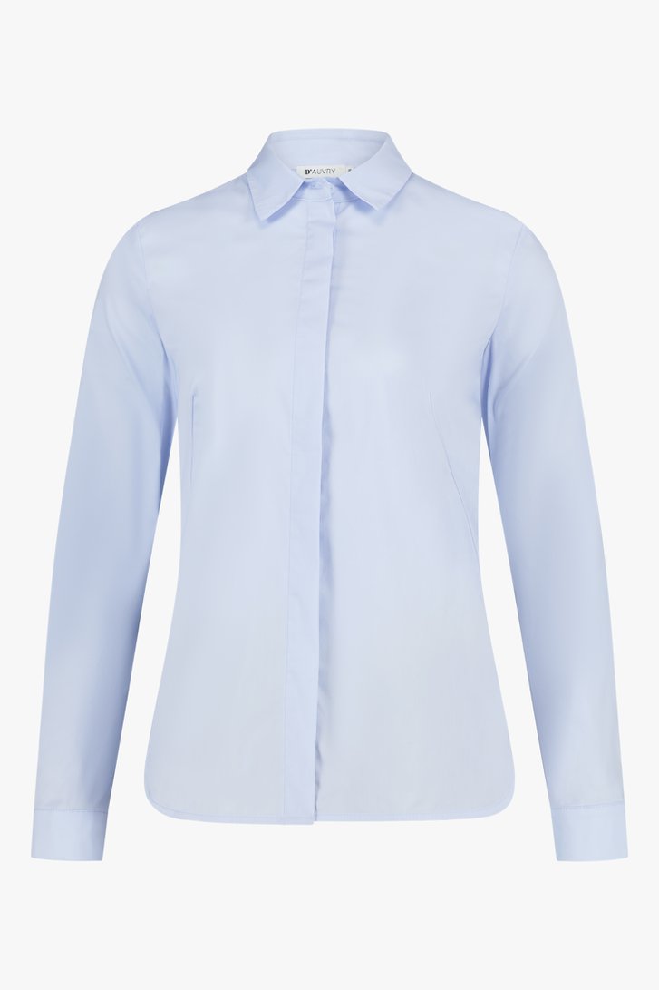 Chemises bleue avec fermeture à boutons de D'Auvry pour Femmes
