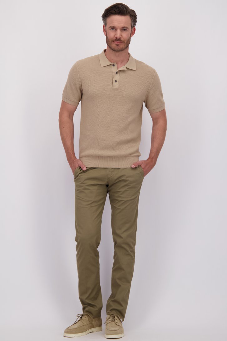 Le devant de Chino beige – Vancouver – Regular fit  de Brassville pour Hommes