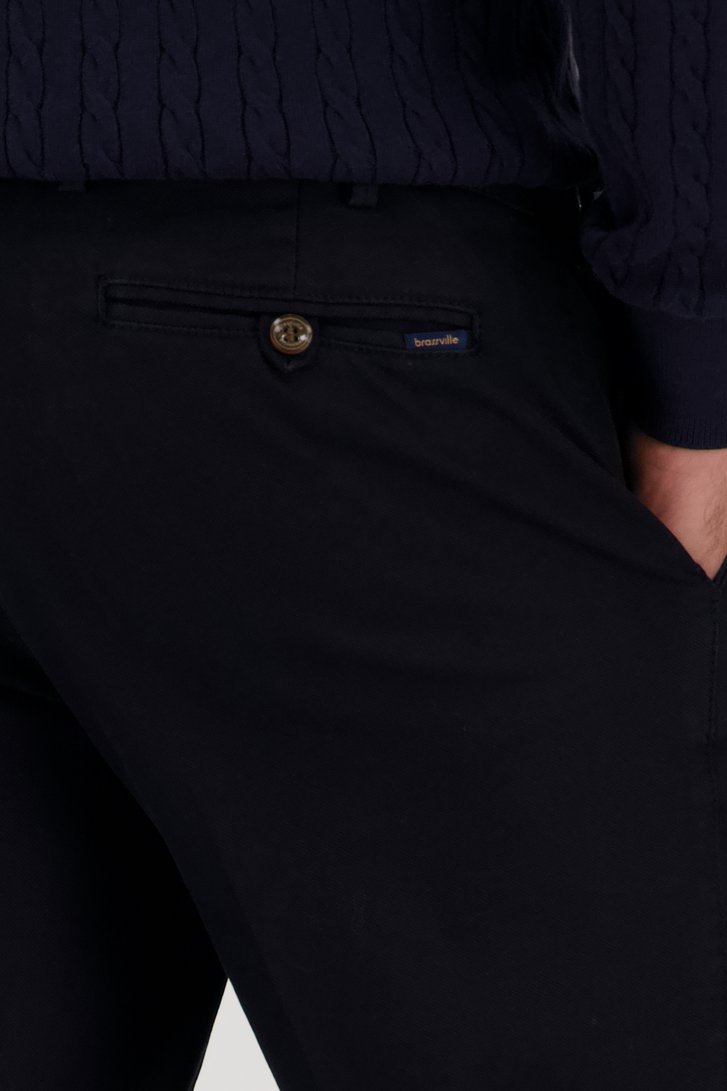 Chino bleu foncé - Louisiana - regular fit de Brassville pour Hommes