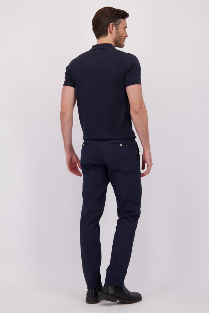 Le dos de Chino bleu foncé - Louisiana - regular fit de Brassville pour Hommes