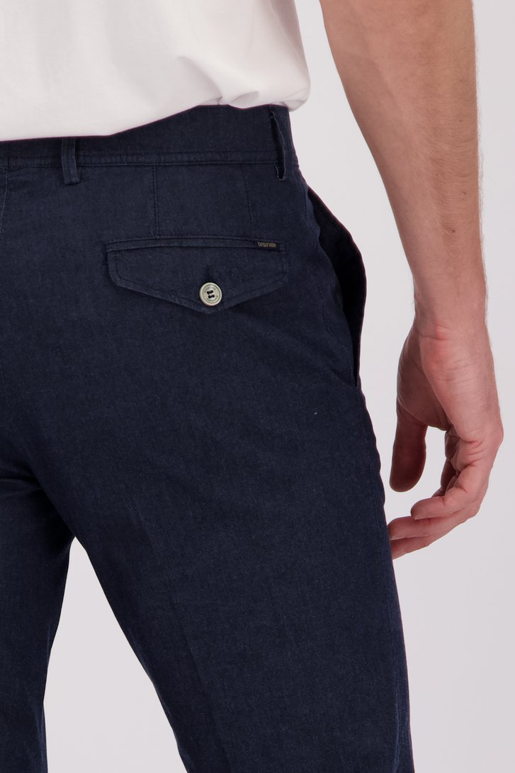 Chino bleu foncé - New York - Regular fit de Brassville pour Hommes