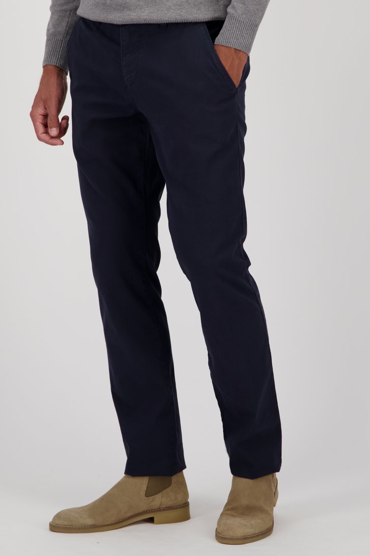 Chino bleu foncé - Slim fit de Upper East pour Hommes