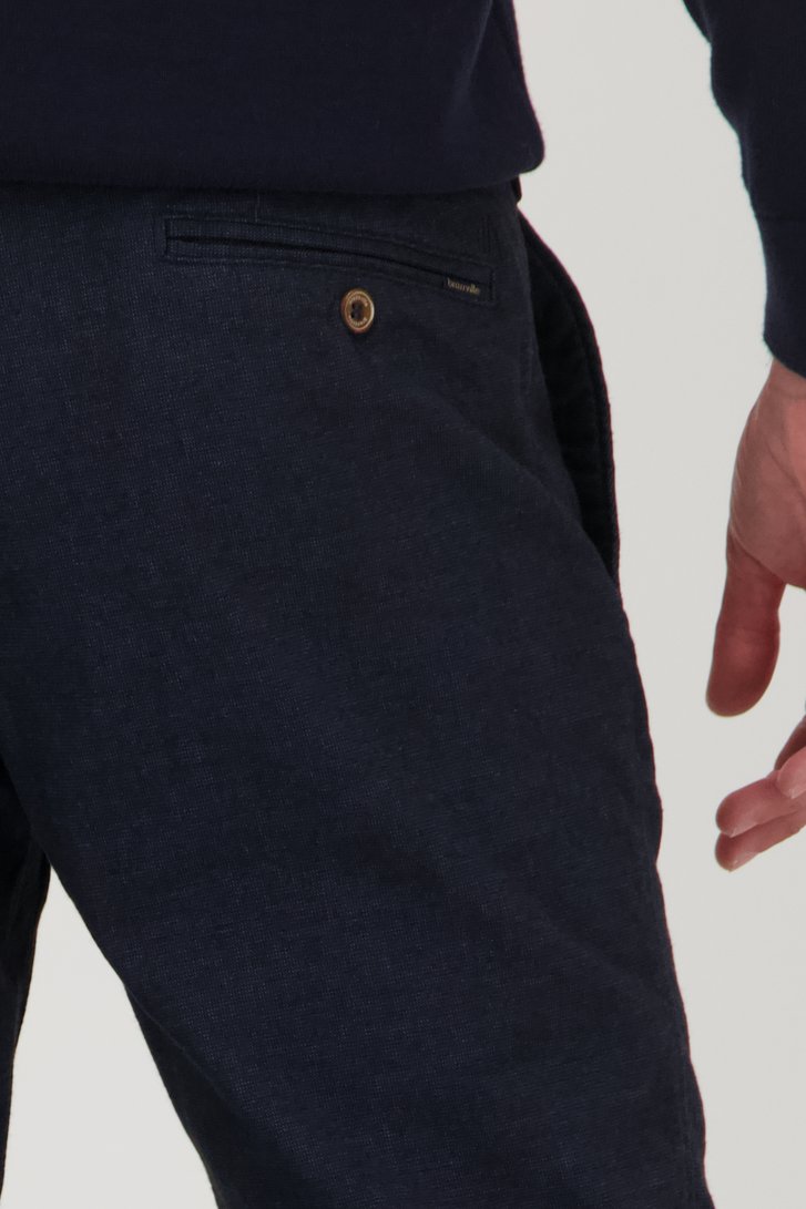 Chino bleu foncé - Vancouver - Regular fit de Brassville pour Hommes