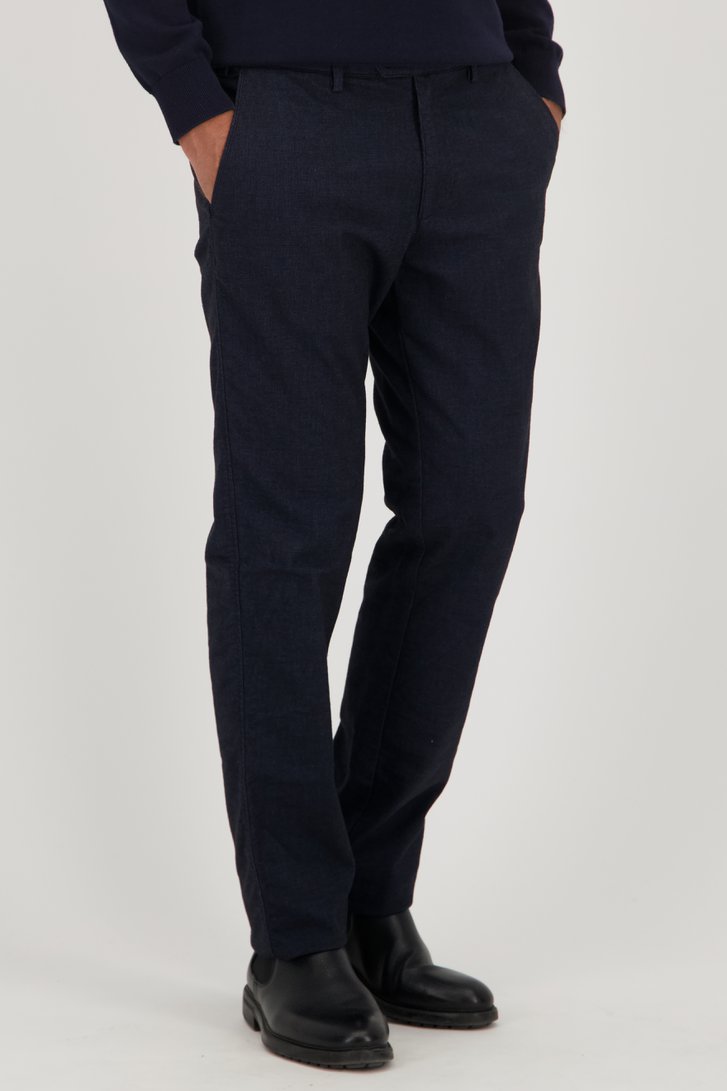 Chino bleu foncé - Vancouver - Regular fit de Brassville pour Hommes