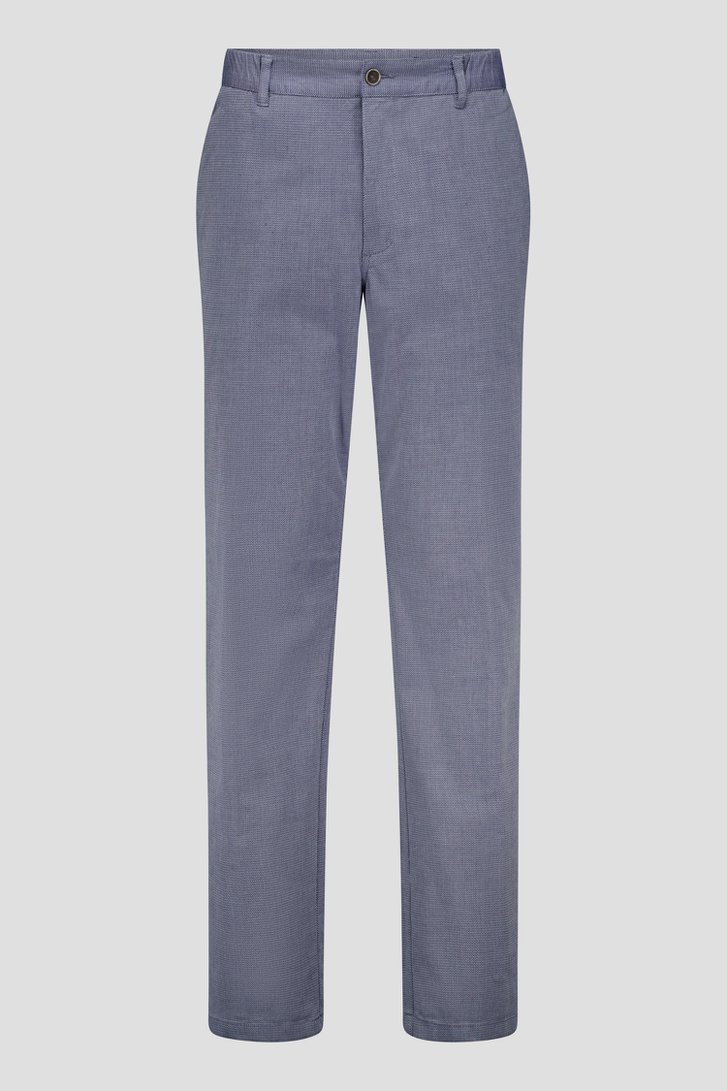 Photo produit 2 de Chino bleu marine chiné de Dansaert Blue pour Hommes