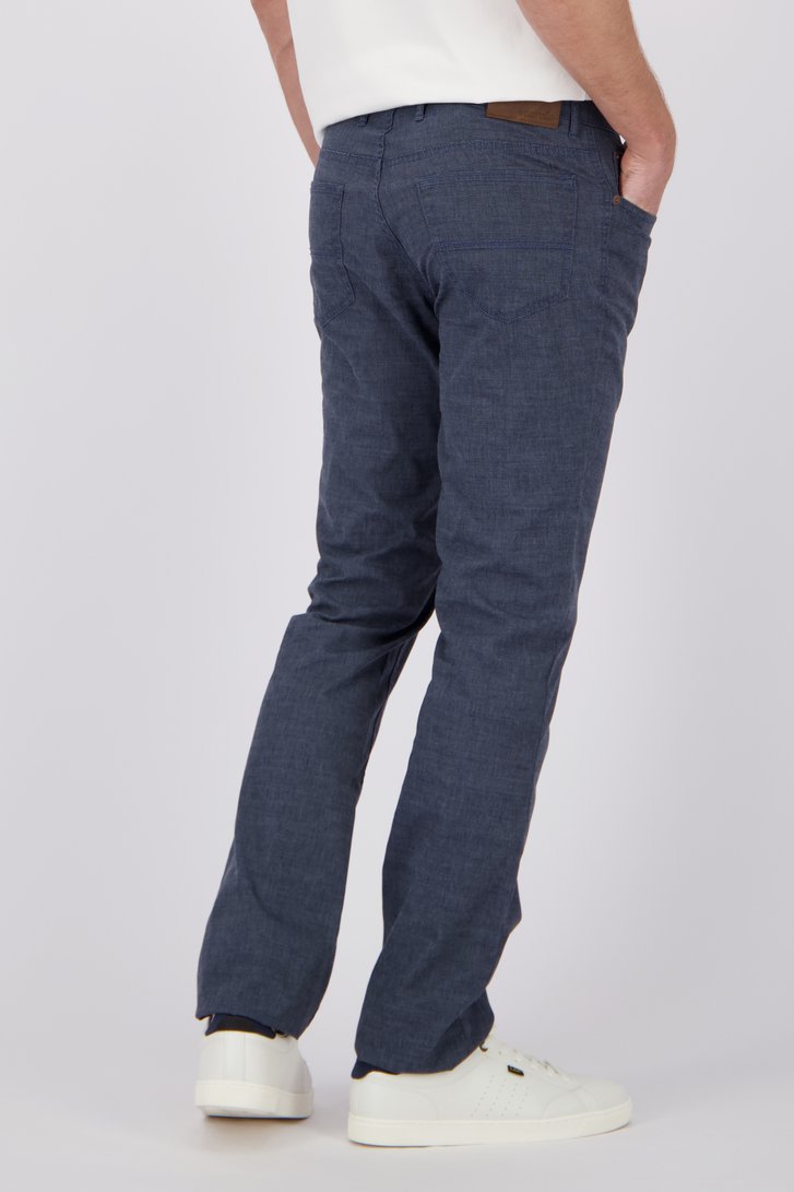 Chino bleue effet denim - Jackson - Regular fit de Brassville pour Hommes
