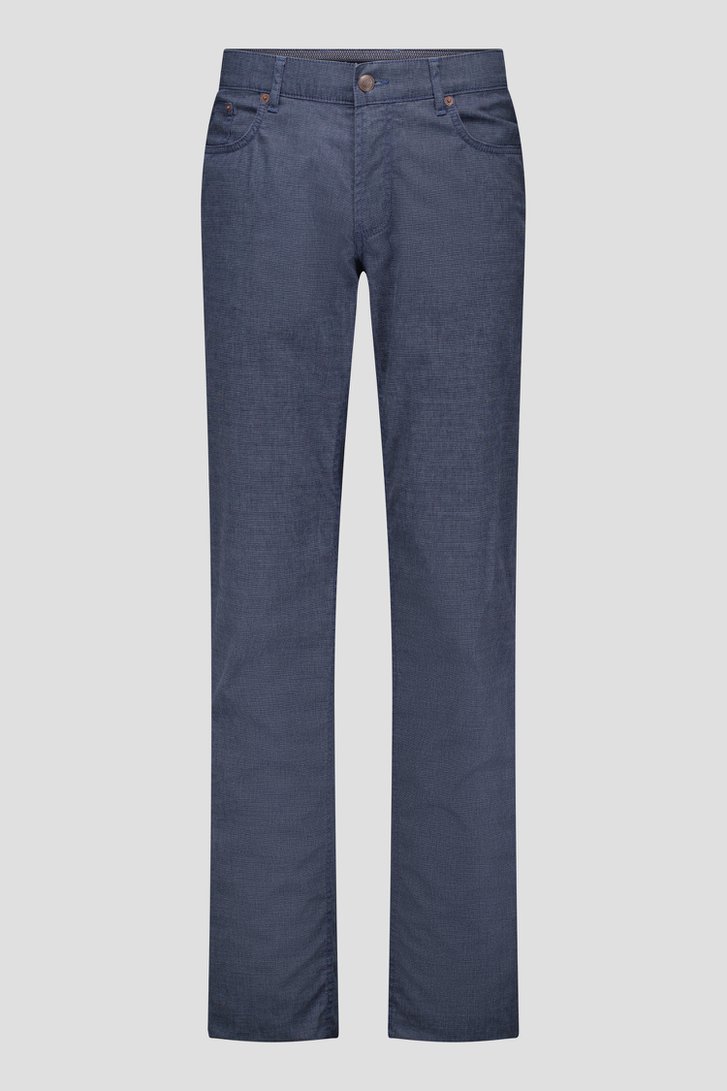 Chino bleue effet denim - Jackson - Regular fit de Brassville pour Hommes