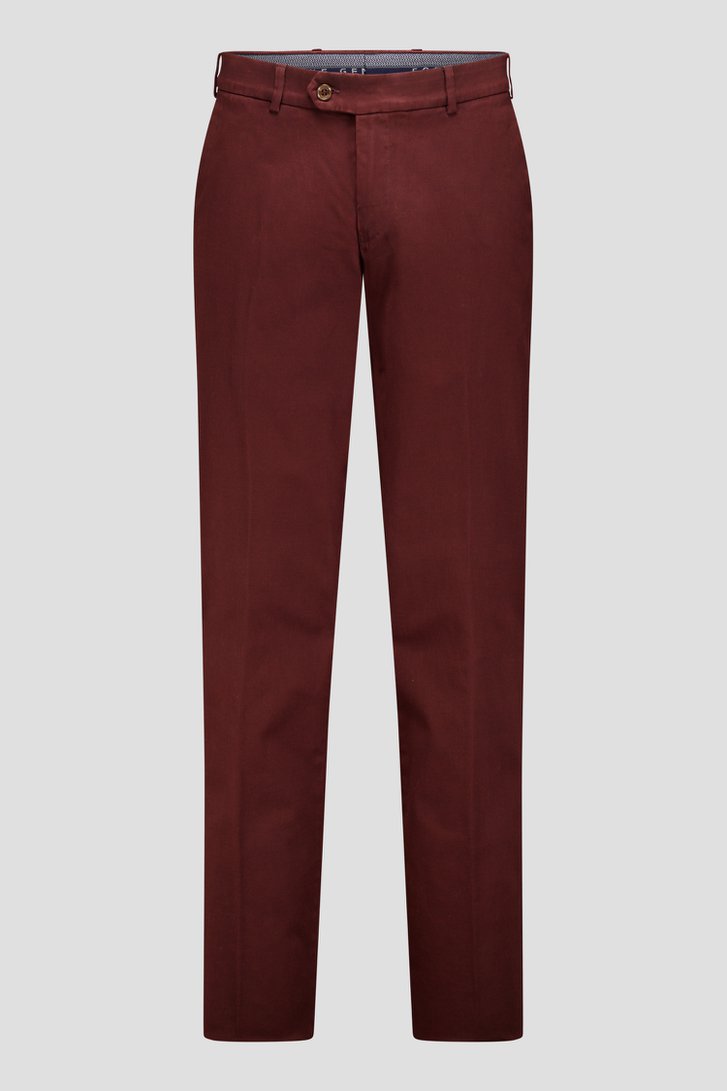 Photo produit 1 de Chino bordeaux - Louisiana - Regular fit de Brassville pour Hommes