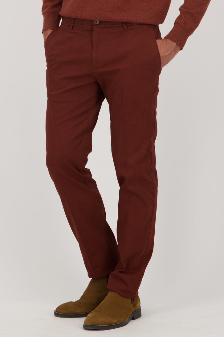 Chino bordeaux - New York - Regular fit de Brassville pour Hommes
