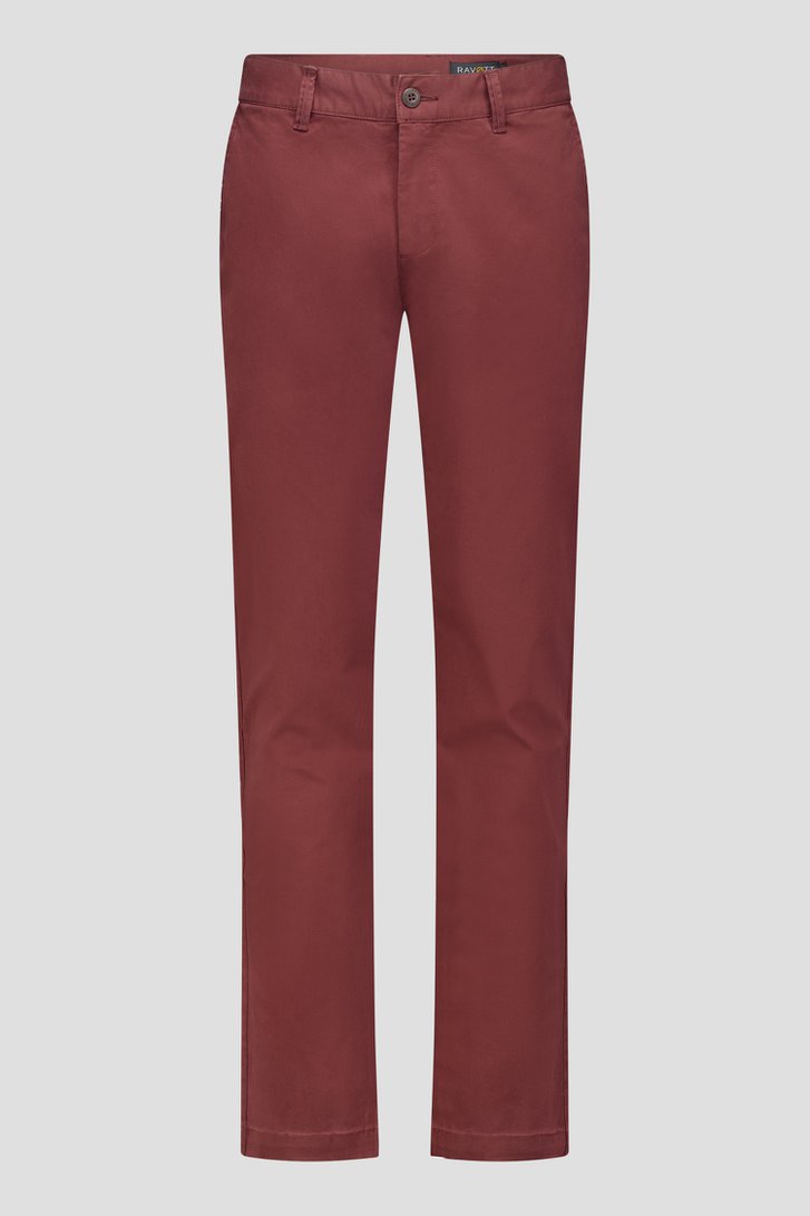 Photo produit 1 de Chino brun rouge de Ravøtt pour Hommes