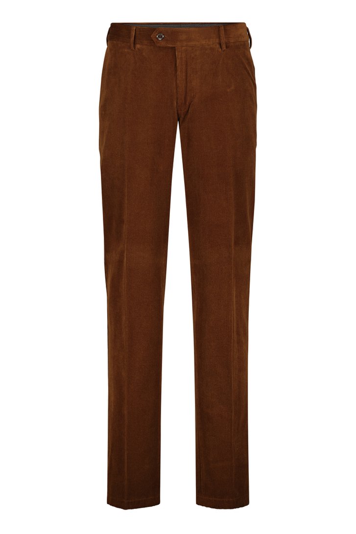 Chino en corduroy marron - Louisiana - regular fit de Brassville pour Hommes