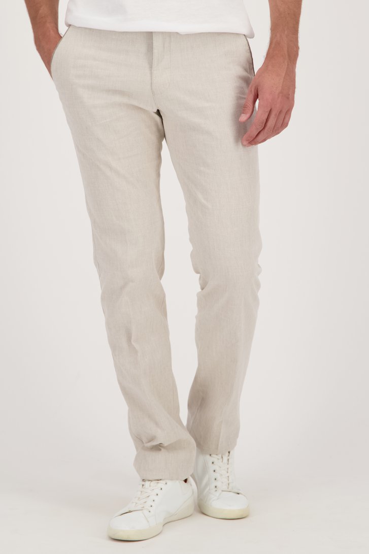 Chino gris beige - Vancouver - Regular fit de Brassville pour Hommes
