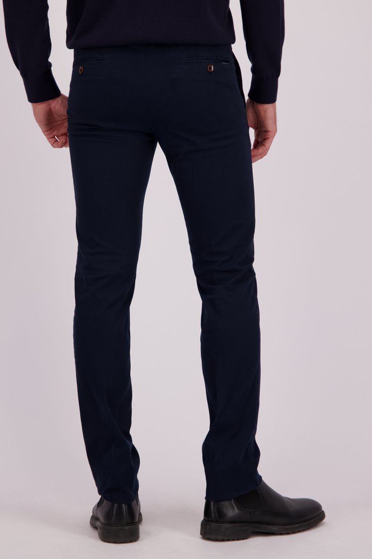 Le dos de Chino marine – Milano – Slim fit de Brassville pour Hommes