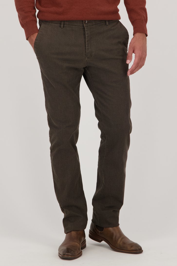 Chino marron - Vancouver - Regular fit de Brassville pour Hommes