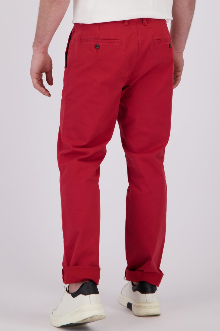 Chino rouge de Ravøtt pour Hommes