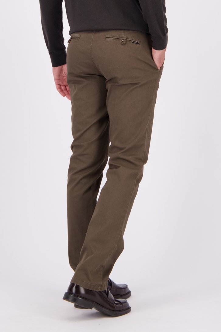 Le dos de Chino taupe - Louisiana - Regular fit de Brassville pour Hommes