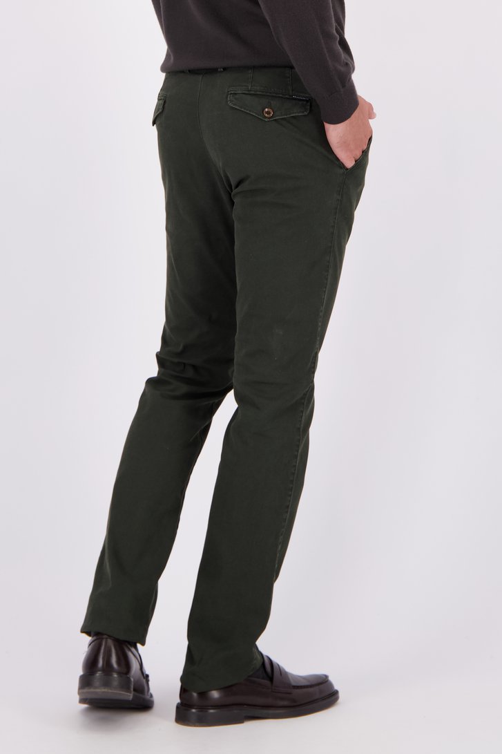 Le dos de Chino vert foncé - New York - Regular fit de Brassville pour Hommes