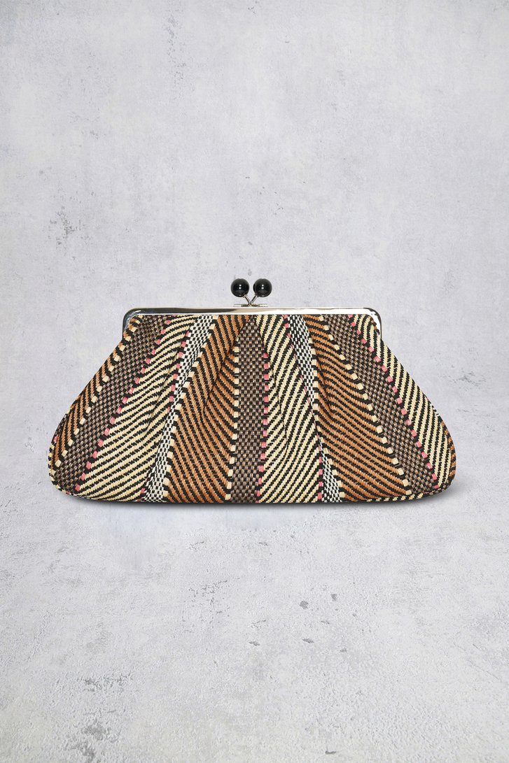 Voorkant van Clutch met multicolor grafisch motief door Bulaggi voor Dames