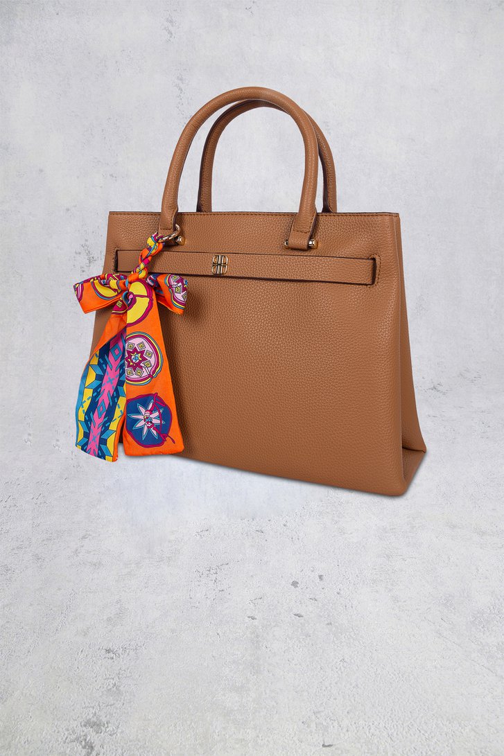 Productfoto 1 van Cognackleurige handtas door Laurent David voor Dames