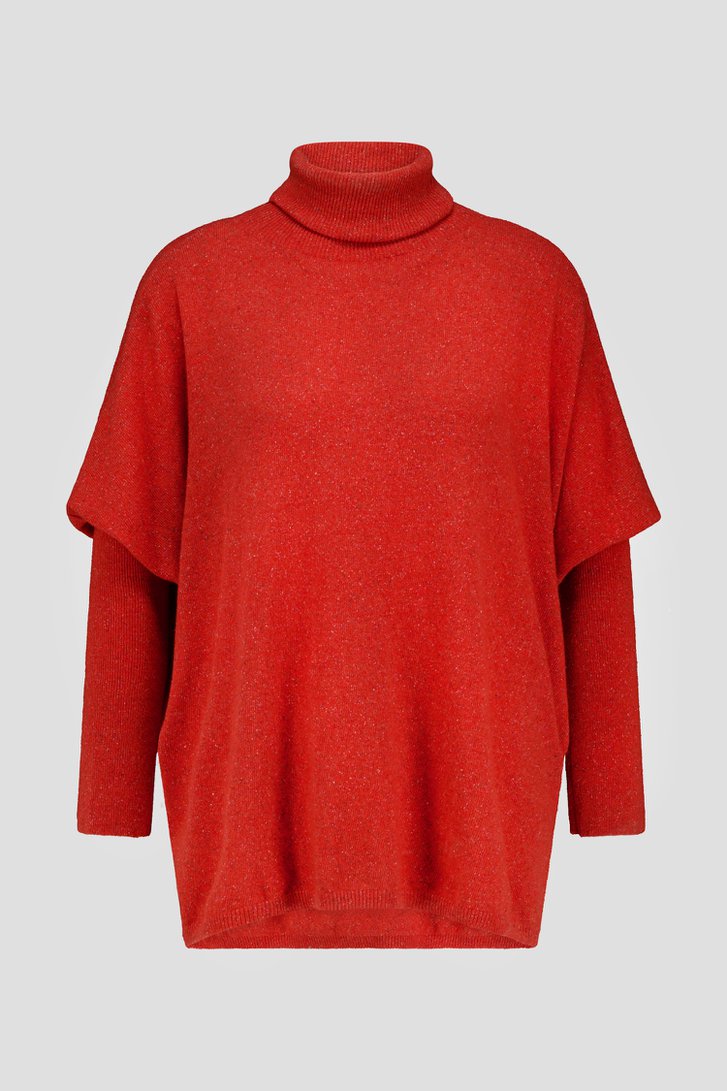 Col roulé orange mélangé de AC by Annelien Coorevits pour Femmes