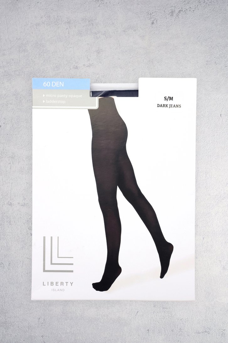 Photo produit 4 de Collant bleu foncé - 60 den de Liberty Island pour Femmes
