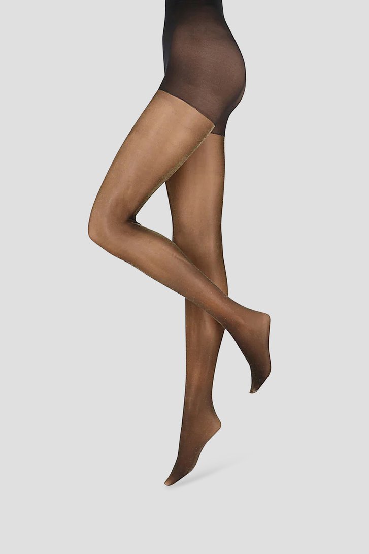 Le devant de Collants noirs à paillettes dorées – 20 den de Marcmarcs pour Femmes