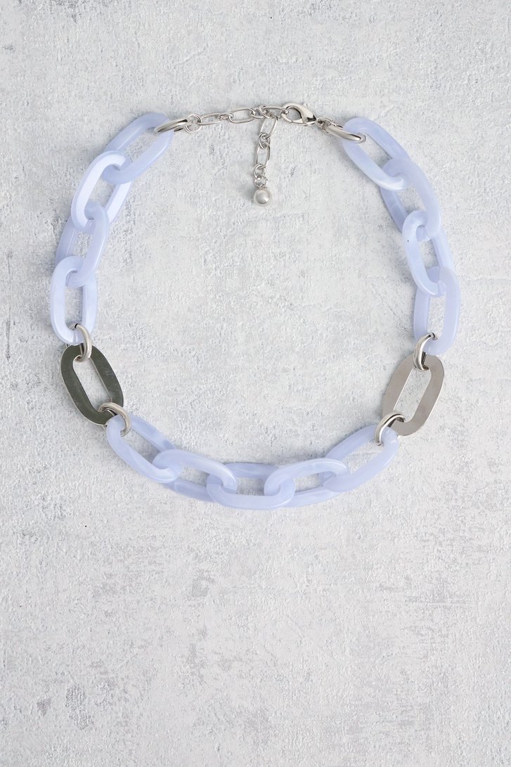 Collier à maillons bleu clair de Liberty Island pour Femmes