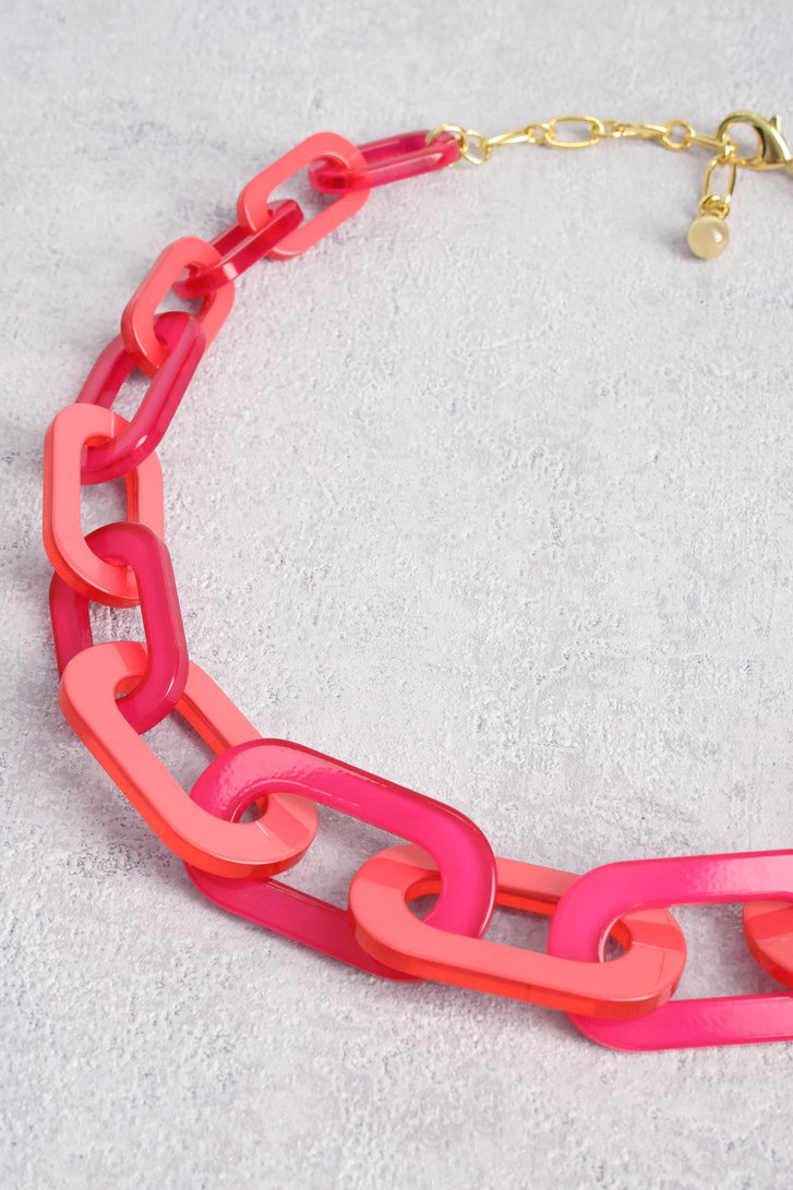 Collier à maillons roses de Liberty Island pour Femmes