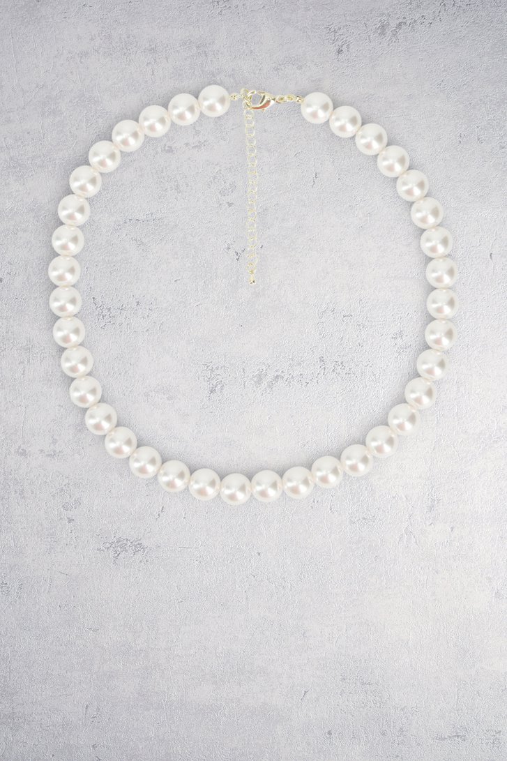 Le devant de Collier de perles écru	 de Liberty Island pour Femmes