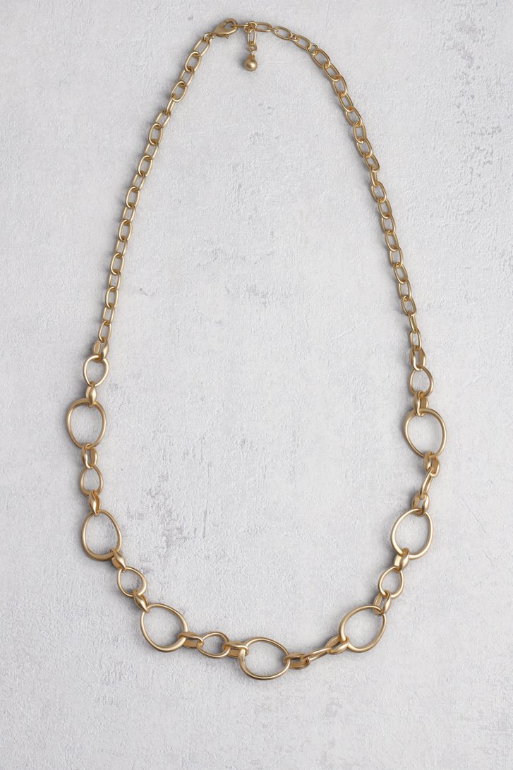 Le devant de Collier doré avec maillons de Liberty Island pour Femmes