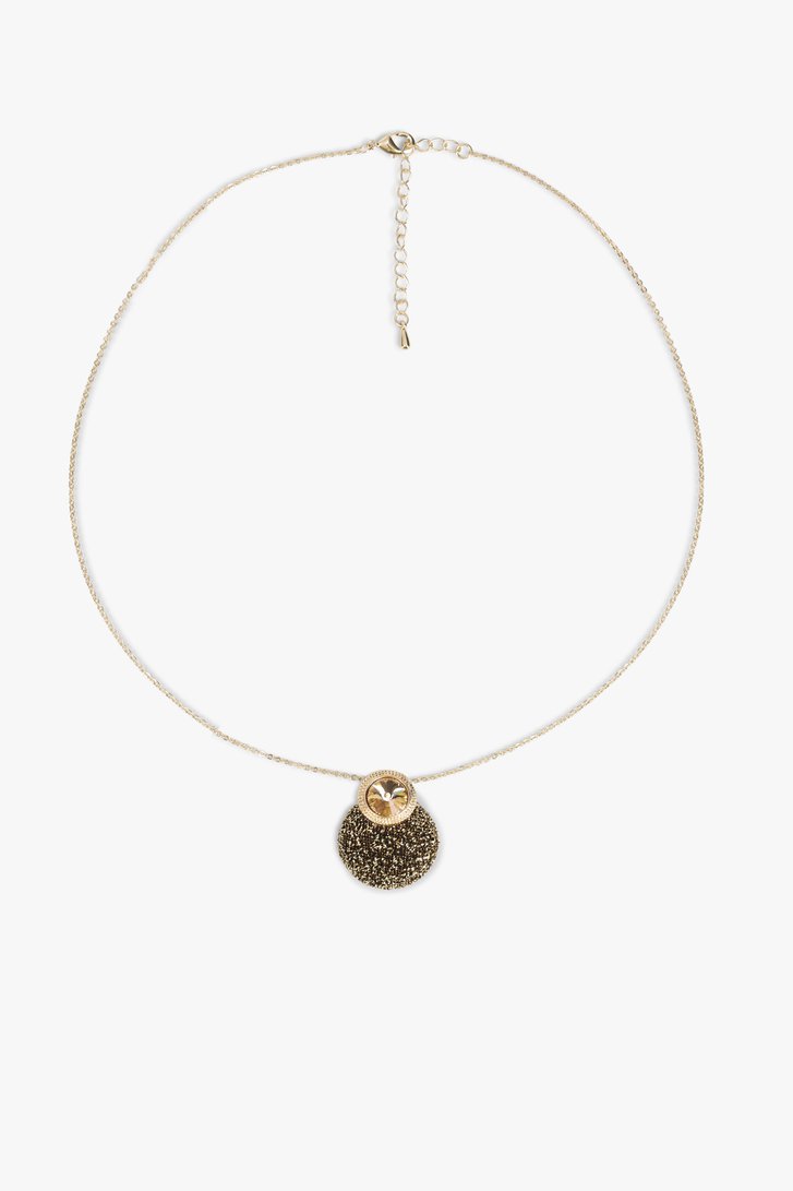 Collier en or fin avec pendentif	 de Liberty Island pour Femmes