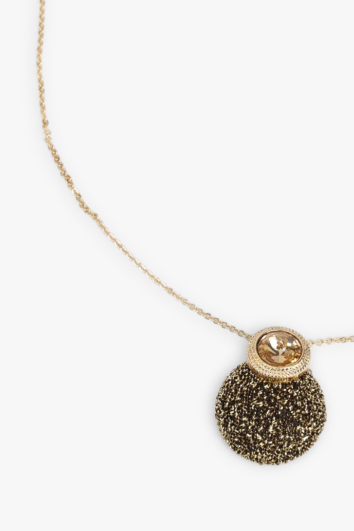 Collier en or fin avec pendentif	 de Liberty Island pour Femmes