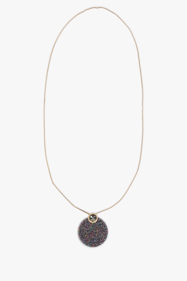 Collier long avec pendentif coloré de Liberty Island pour Femmes