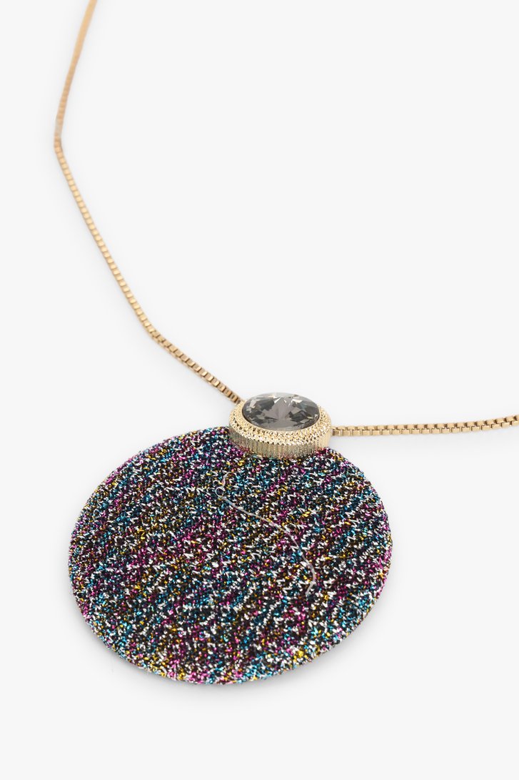 Collier long avec pendentif coloré de Liberty Island pour Femmes