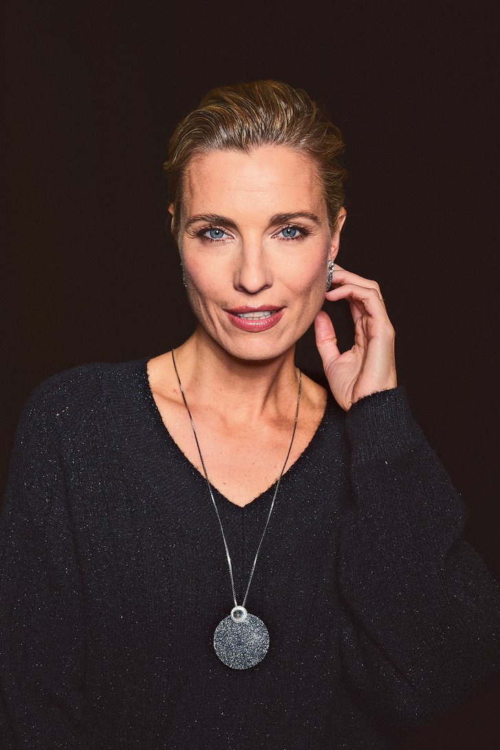 Collier long avec pendentif en argent de Liberty Island pour Femmes