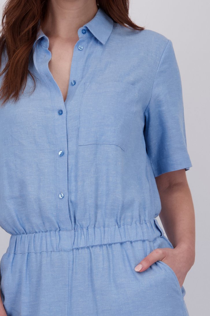 Combinaison bleue à effet chiné de Libelle pour Femmes