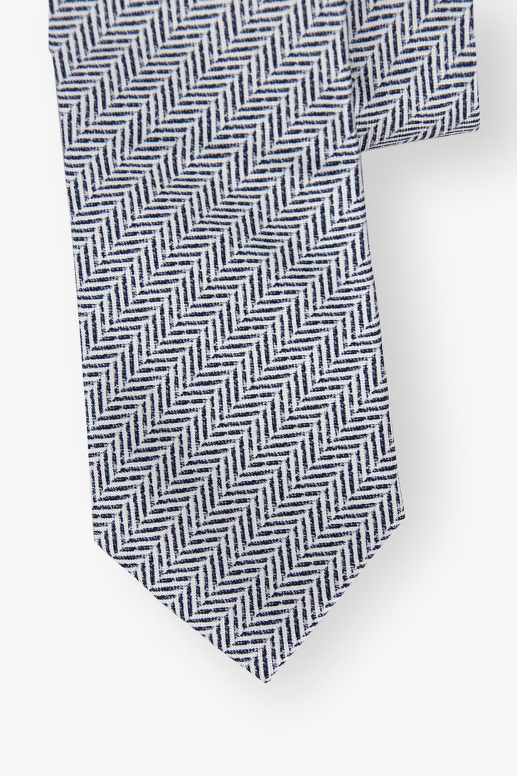 Cravate à chevrons bleus de Michaelis pour Hommes
