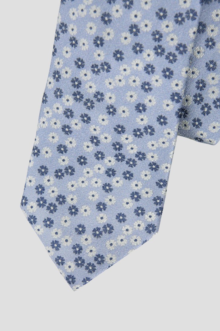 Cravate à motif floral bleu clair de Michaelis pour Hommes