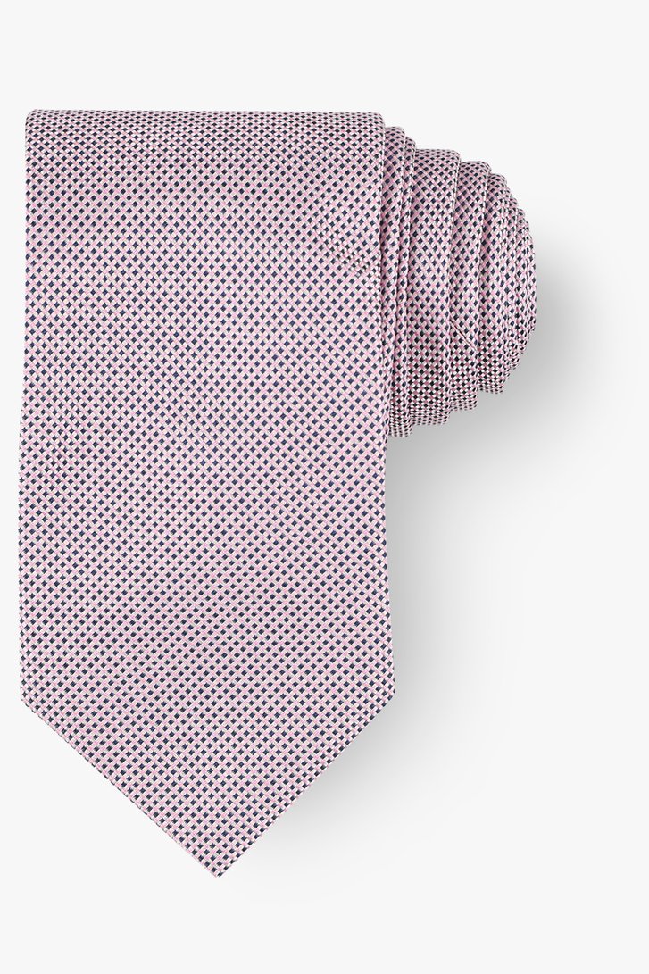 Cravate avec motif miniature en rose et bleu de Michaelis pour Hommes