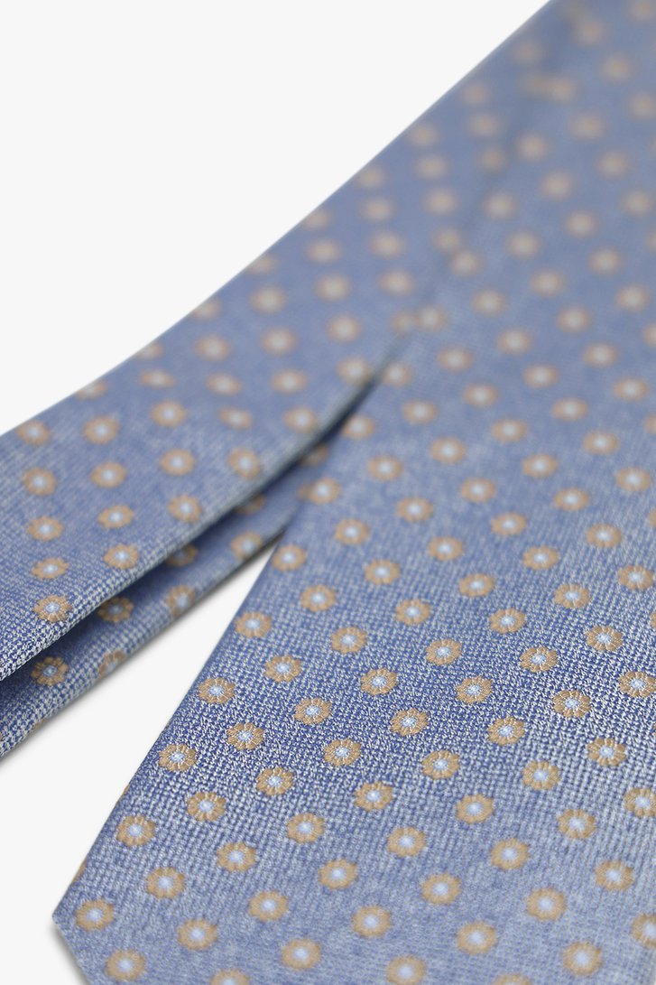 Cravate bleue avec motif floral de Michaelis pour Hommes