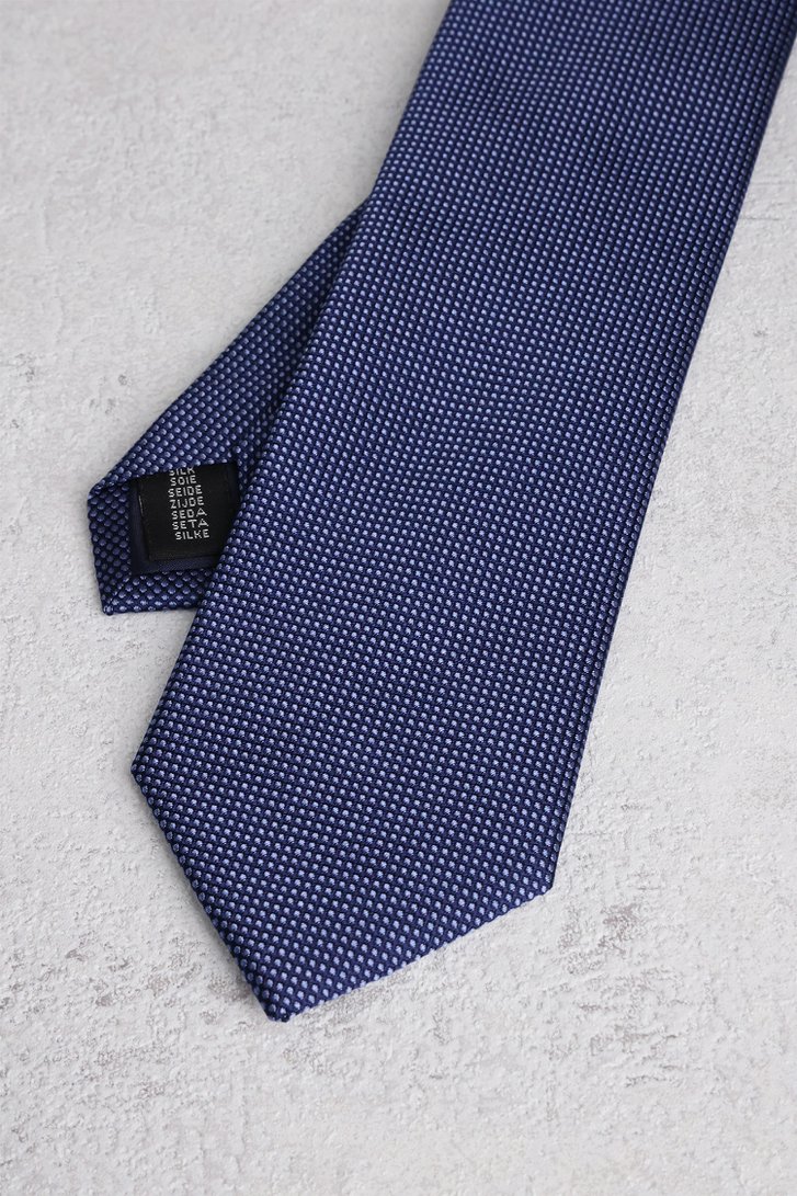 Cravate navy avec motif à pois de Liberty Island pour Hommes