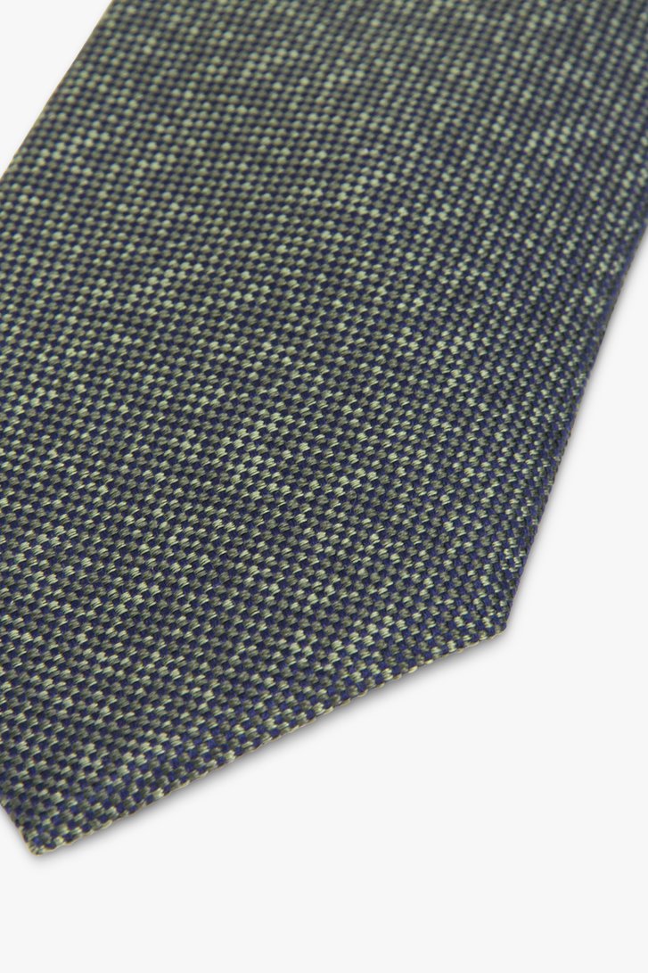 Cravate tissée vert-bleu de Michaelis pour Hommes