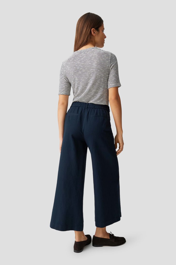 Le dos de Culotte bleu foncé de Opus pour Femmes