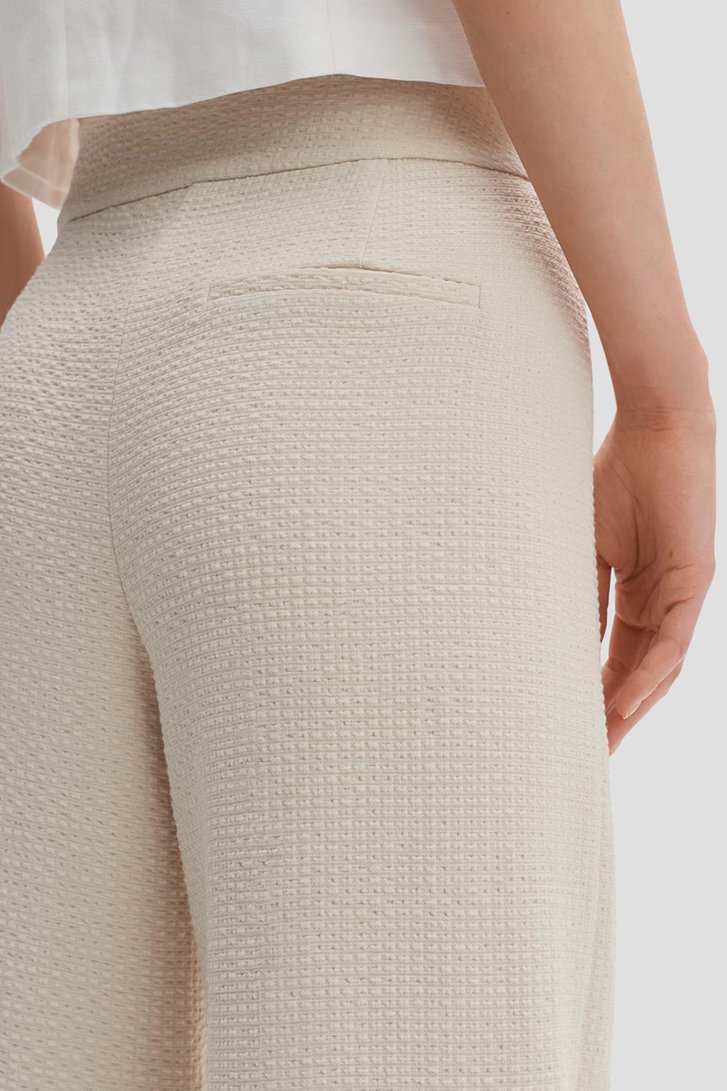 Culotte large beige - longueur 7/8 de Opus pour Femmes