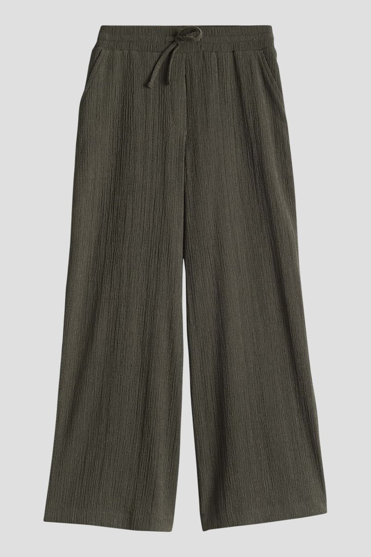 Culotte verte foncée avec structure - longueur 7/8 de Opus pour Femmes