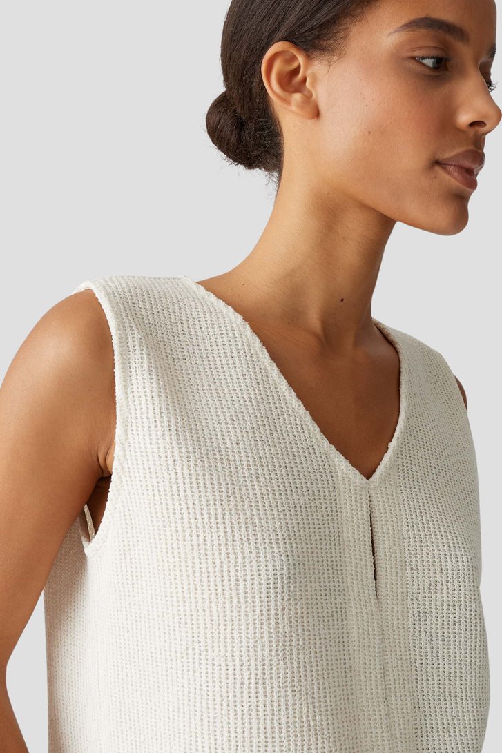Débardeur beige en maille de Opus pour Femmes