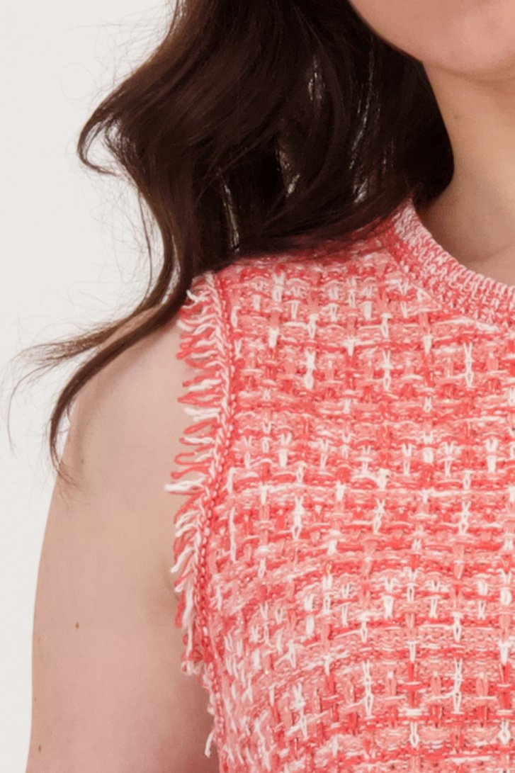 Débardeur en maille corail de Geisha pour Femmes